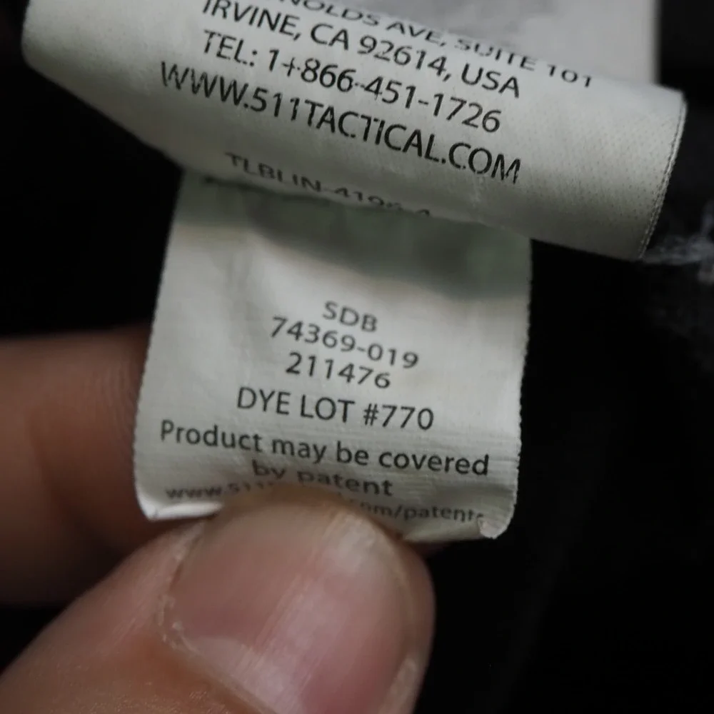 5.11 Tactical Ripstop Cargo Pants Mens 38x30 Black Utility Heavy Duty